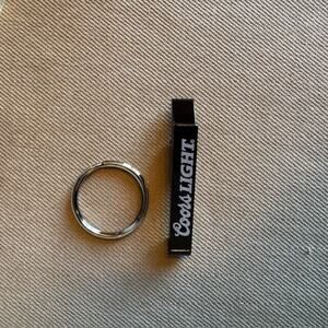 LOT OF‎ 4 Coors Light beer Metal Keychain Bottle Opener NEW IN PKG